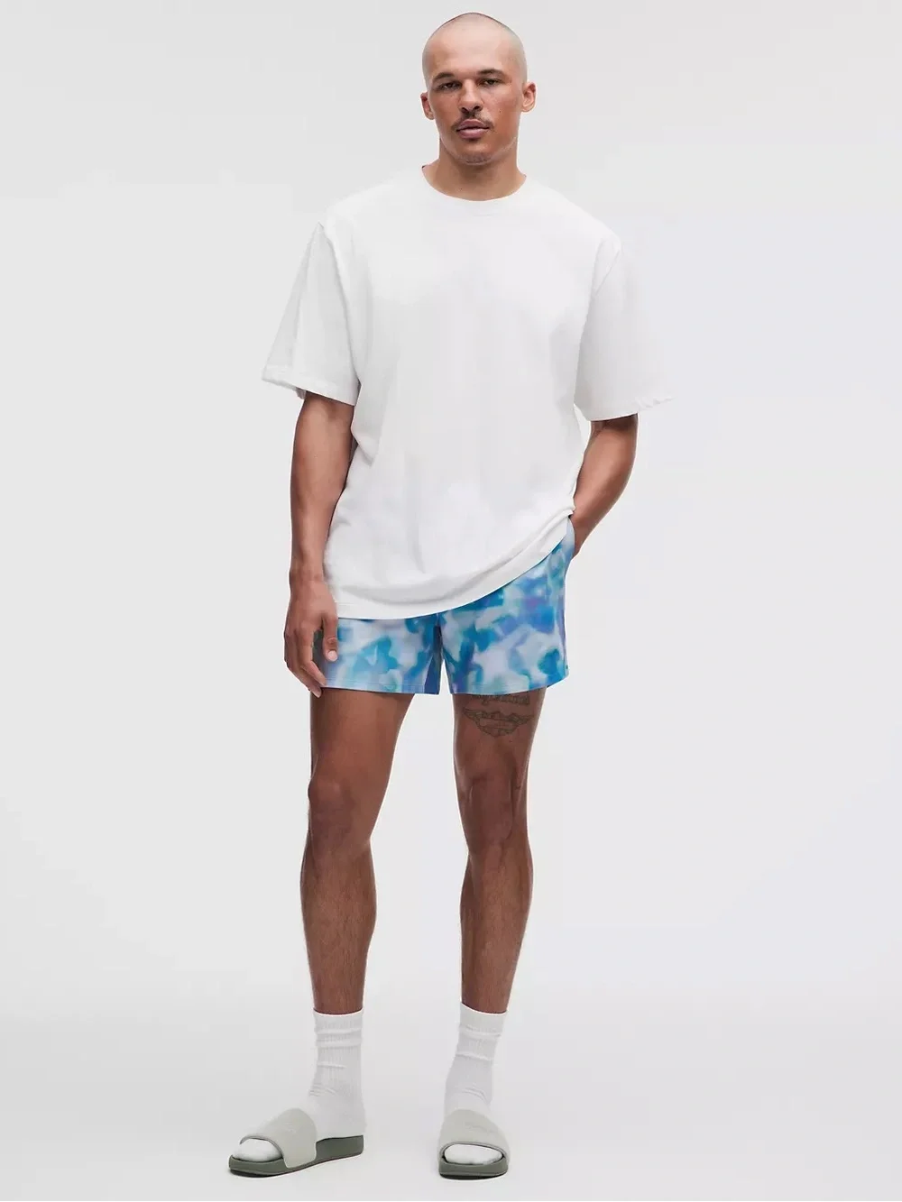 NWT lululemon Swim Short 5” Lined XXL Floral Glow Blue Multi